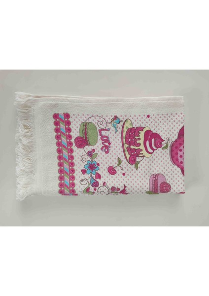 45 x 65 cm Keyif 2 Li Baskılı Mutfak Havlusı