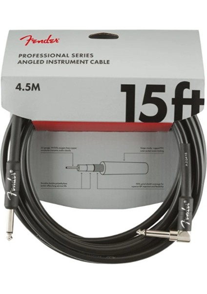 Professional Kill Switch Düz/l Uçlu 4,5m Enstrüman Kablosu