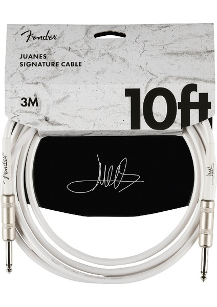 Juanes 3m Luna White Enstrüman Kablosu