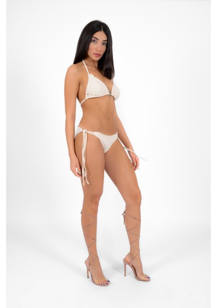 Sunbath Püsküllü Üçgen Bikini Üstü