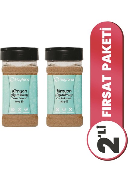 2'li Kimyon Öğütülmüş ( Toz ) 150 gr Baharat Seti