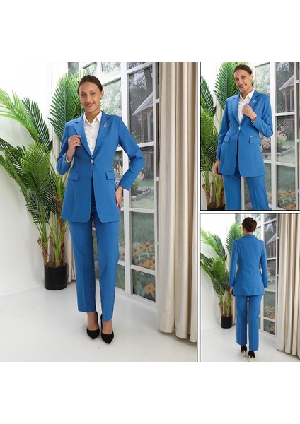 Gnd Kadın Klasik Düğmeli Blazer Takım Elbise