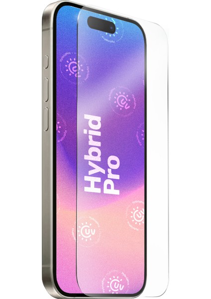iPhone 15 Pro Max Hybridpro Panzerfolyo Ekran Koruyucu