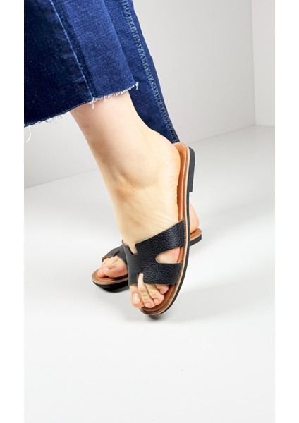 Kadın Deri Hafif Taban Günlük Heral Düz Terlik fiyatları