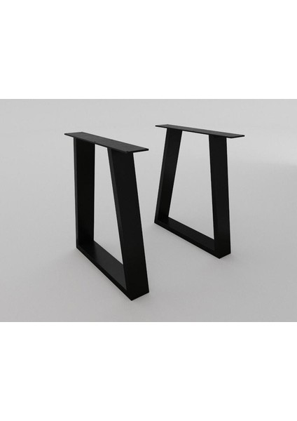 - Metal Sandalye Tabure Ayağı 40 cm 1 Takım Siyah Renk