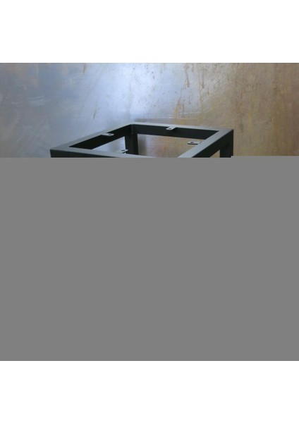 Kare Tasarım Metal Sehpa Ayağı 1 Adet Siyah Renk fiyatları
