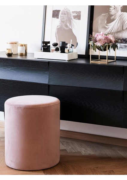 Most Ekol Puf Kadife 11 Pembe Kadife Kumaş (Evinize Teslim)