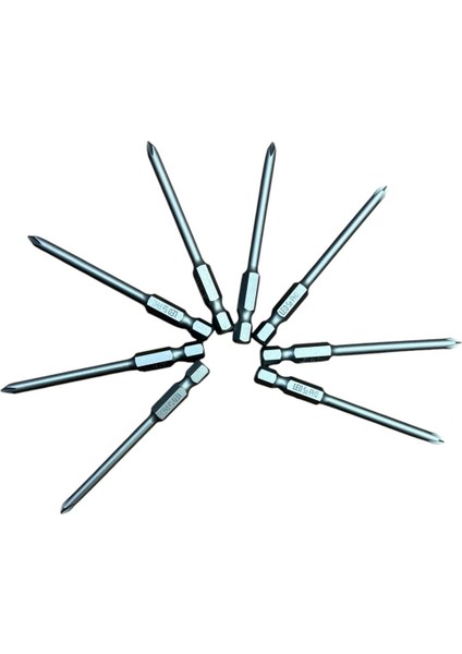 Leo Ph0 75MM ¼’’ S2 Kalite Mıknatıslı Bits Yıldız Uç ( 20 Adet)