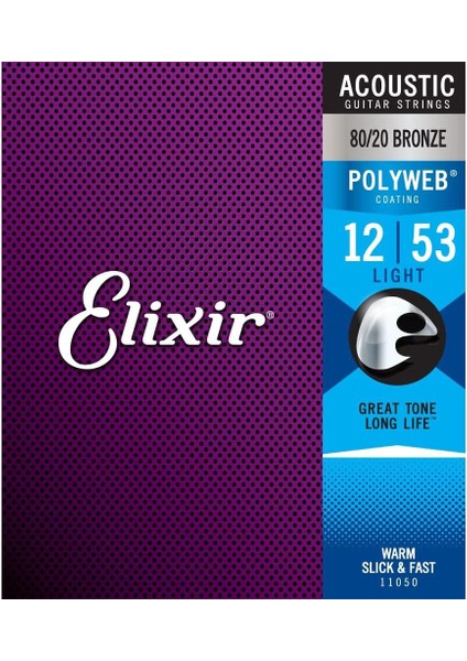 Polyweb Bronze Light Akustik Gitar Teli (.012-.053)