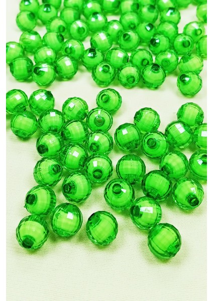 Dünya Boncuk Içten Boncuklu Bileklik Çanta Boncuğu 10 Mm 50 Gr Yeşil - Bnc460 fiyatları