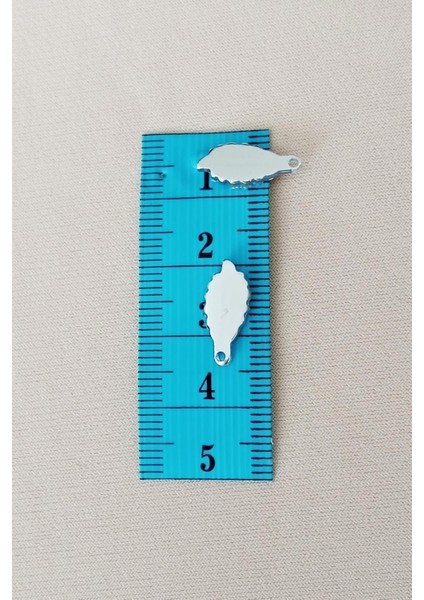 Oya Abiye Bileklik Kolye Pleksi Metalik Plastik Pul Gümüş Renk 8 Gram 70 Adet - Bnc512