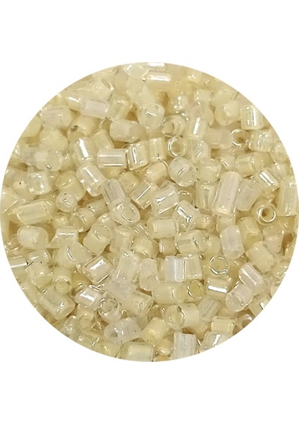 Kesme Cam Boncuk 2mm - 60 Gram - Şeffaf Krem - Bnc387 fiyatları