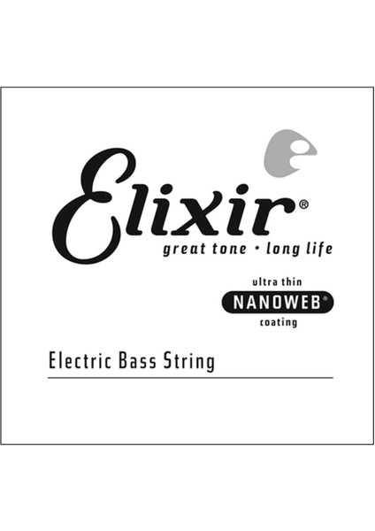 Nanoweb Coating Long Scale Tek Bas Gitar Teki (.040)