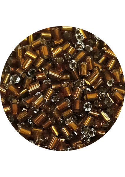 Kesme Cam Boncuk 2mm - 60 Gram - Koyu Kahverengi - Bnc372 fiyatları