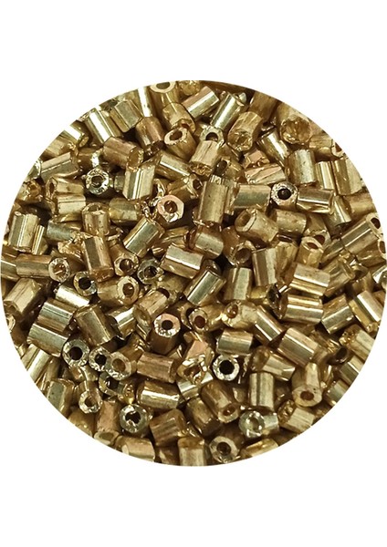 Kesme Cam Boncuk 2mm - 60 Gram - Gold - Bnc356 fiyatları