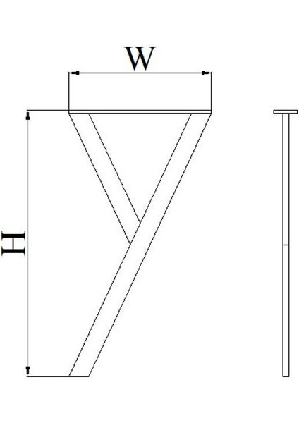 Metal Sehpa Ayağı Y Tasarım Sehpa Ayağı 4lü Set fırsatları
