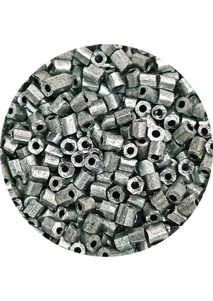 Kesme Cam Boncuk 2mm - 60 Gram - Mat Gümüş - Bnc381 fiyatları