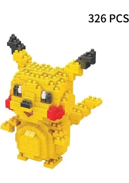 61 Stil Bloklar Küçük Karikatür Mini Yapı Blosu Pikachu Charizard Eevee Mewtwo Anime Montaj Pokemon Model Bebek Oyuncak: 8053/BOYUT: Kutu Yok (Yurt Dışından)