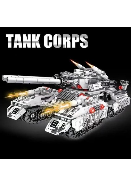 2024 Ww2 Askeri Araç Tank 8in1 Uçak Kamyonu Model Yapı Taşları Diy Tuğlalar Çocuklar Için Oyuncaklar Hediyeler Erkekler Için Hediyeler: 1099PCS Nobox (Yurt Dışından)