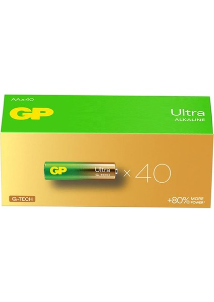 15AU R6 Ultra Alkalin Kalem Aa 40‘lı Paket