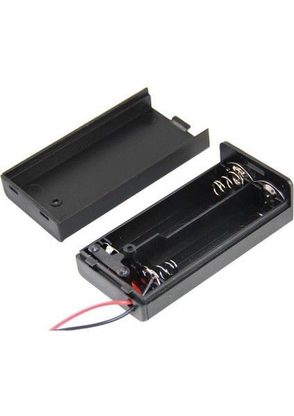 2'li Aa Kapaklı Switch'li Pil Yuvası (IC-233C