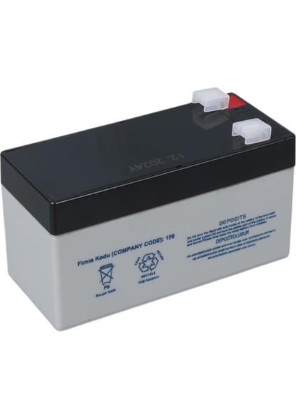 YH-121.3 12 Volt - 1.3 Amper Akü (97X43X52 mm )