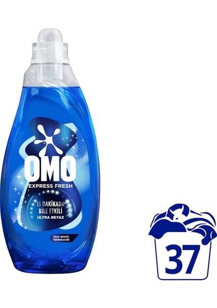 Express Fresh Ultra Beyaz Sıvı Çamaşır Deterjanı 1480 ml x1
