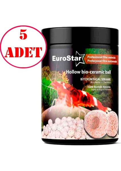 Hollow Bio Balls Biyolojik Dış Filtre Malzemesi 400 gr 5 Ad