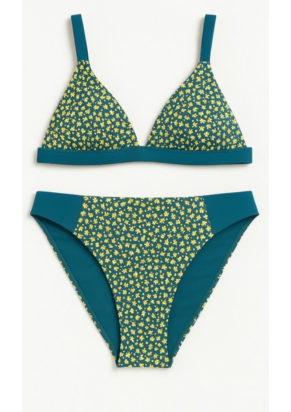 Kadın Lemon Party Bikini Takımı Yeşil