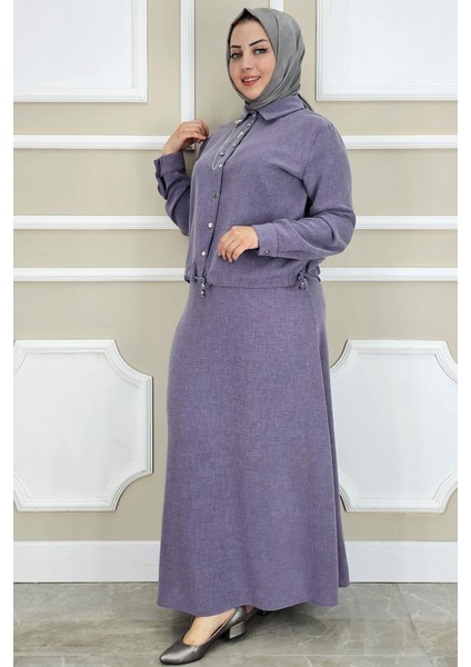 Kadın Sallantı Aksesuarlı Etekli Tesettür Takım fiyatları