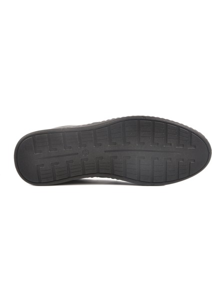 Siyah Deri Erkek Casual Ayakkabı LO0419-106 M