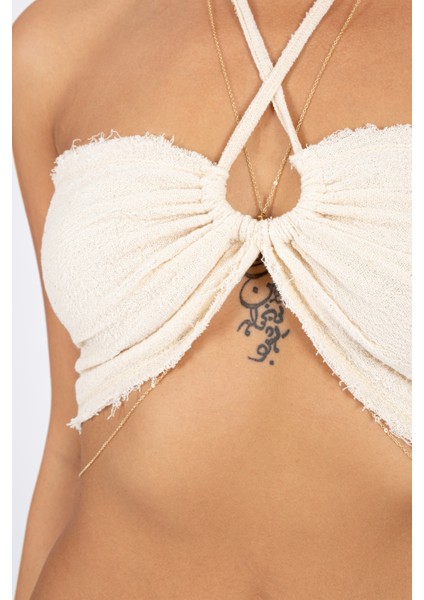 Sunbath Püsküllü Büstiyer Bikini Üst