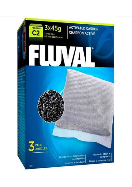 Akvaryum C2 Filtre Karbonu 3X45 gr
