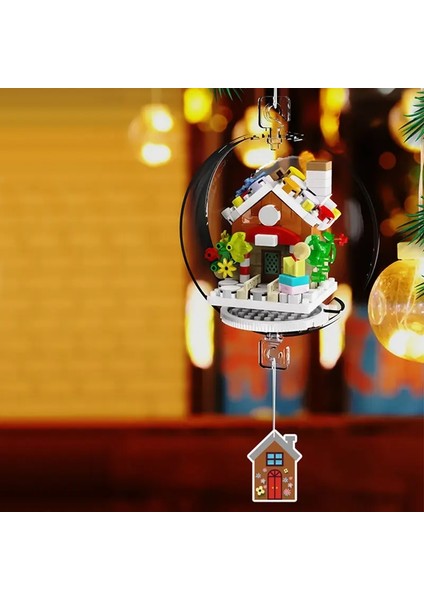Noel Hediyesi Fener Yapı Taş Meclis Meclis Oyuncak Kardan Adam Fener Çanta Kolye Çamlağı Çocuk Tatil Hediyesi Renk: 249PCS (Yurt Dışından)