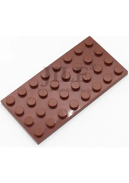 15PCS Moc 3035 Küçük Taban Kısa Plaka 4x8 Dıy Creative Icelan Yapı Taşları Tuğlalar Montajla Uyumlu Oyuncaklar Rengi: Kahverengi 15 Pcs (Yurt Dışından)