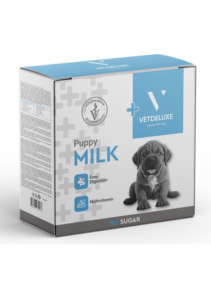 Puppy Milk Hamile ve Yavru Köpekler İçin Taurinli ve Vitaminli Köpek Süt Tozu 150 gr