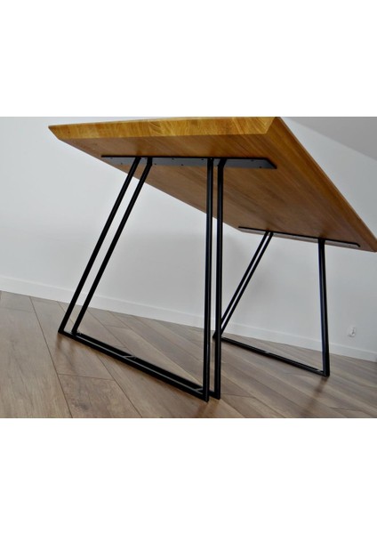 Metal Sehpa Ayağı Retro Tasarım Siyah Renk 1 Takım 40 cm fırsatları