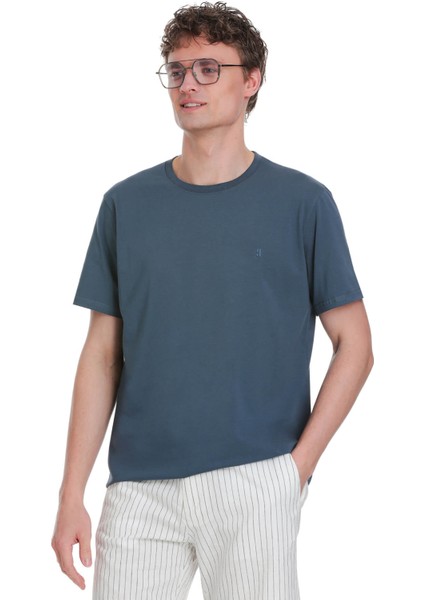 Indigo Regular Fit Bisiklet Yaka Pamuklu Tişört modelleri