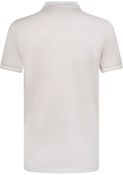 Ekru Regular Fit 100% Pamuklu Polo Yaka Tişört fiyatları