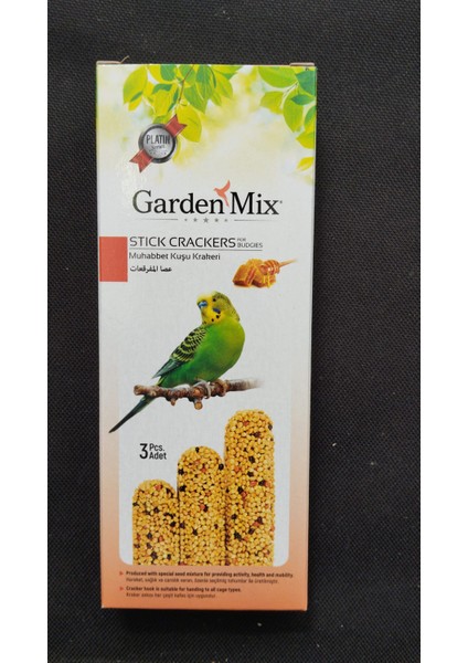 Gardenmix Platin Ballı Kuş Krakeri 3Lü