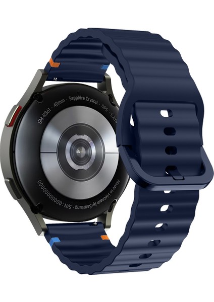 Huawei Watch Gt2 46 Gt2 Pro 46 Ile Uyumlu Dalga Desenli Tokalı Yumusaş Soft Silikon Kordon