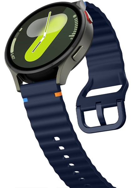 Huawei Watch Gt2 46 Gt2 Pro 46 Ile Uyumlu Dalga Desenli Tokalı Yumusaş Soft Silikon Kordon