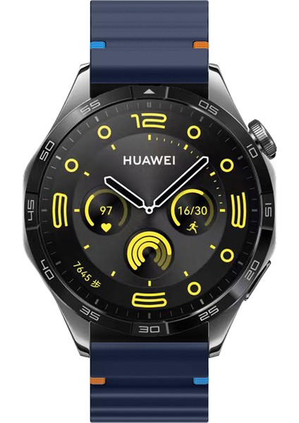 Huawei Watch Gt2 46 Gt2 Pro 46 Ile Uyumlu Dalga Desenli Tokalı Yumusaş Soft Silikon Kordon