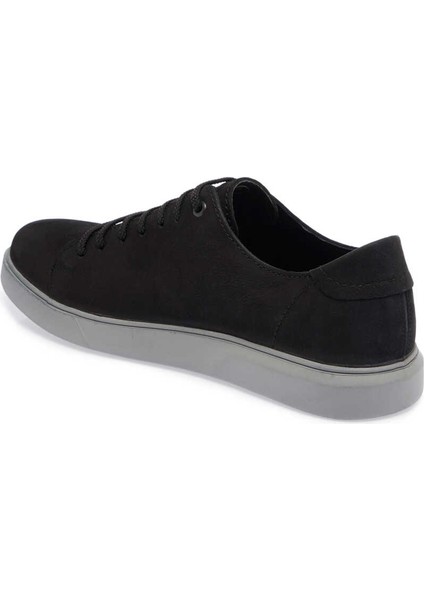 Siyah Hakiki Nubuk Deri Erkek Sneaker - E24I1AY56820-A64