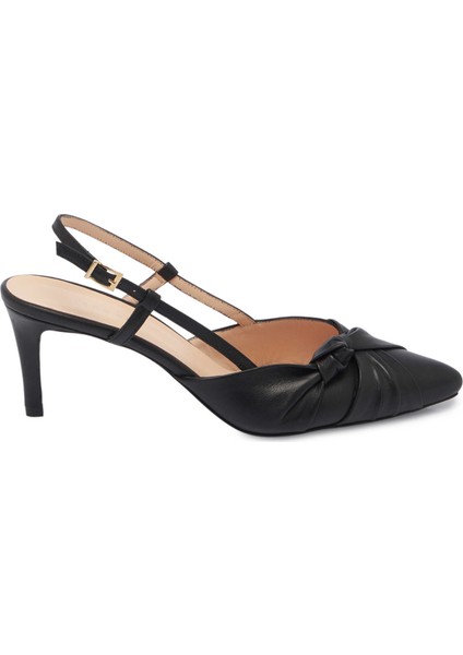 Siyah Hakiki Deri Kadın Stiletto - K24I1AY67188-A55 modelleri