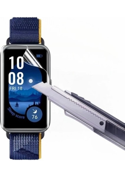 Realme Techlife Watch S100 Uyumlu 3 Adet Şeffaf Ultra Koruyucu Nano Jelatin