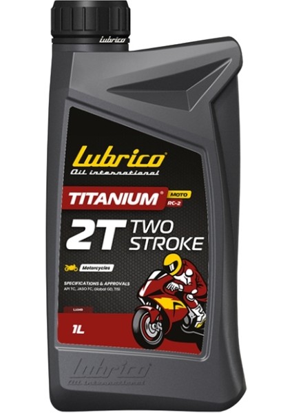 Titanium Moto Rc-2 2t Iki Zamanlı Motor Yağı 1 Lt. (5 Ad)