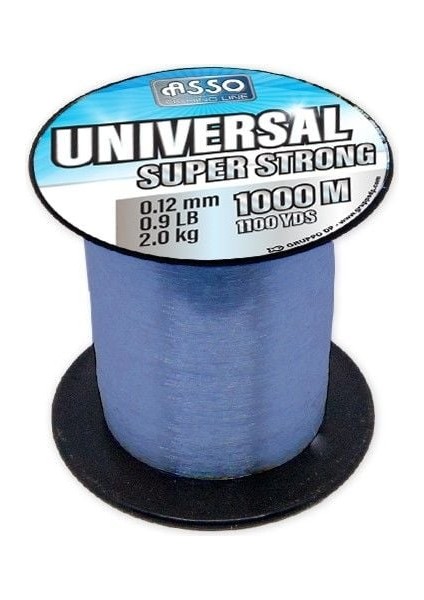 Universal 0.50 mm 1000M Mavi Bobin Misina 13.7kg Çeker