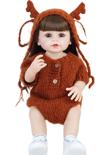 3 Yaş ve Üzeri Için Emzikli ve Biberonlu 55 cm Bebek (Yurt Dışından)
