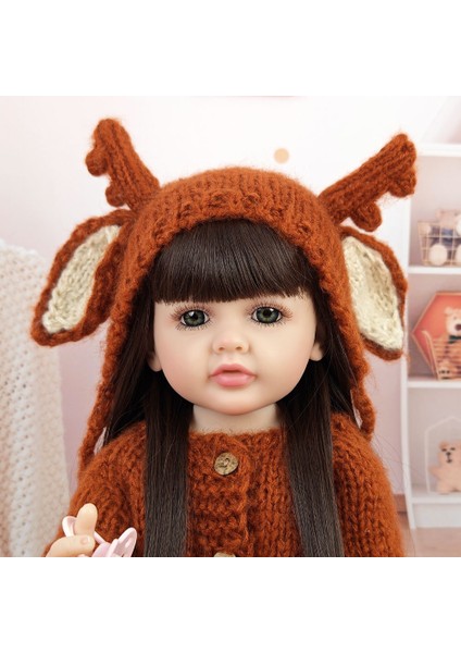 3 Yaş ve Üzeri Için Emzikli ve Biberonlu 55 cm Bebek (Yurt Dışından)